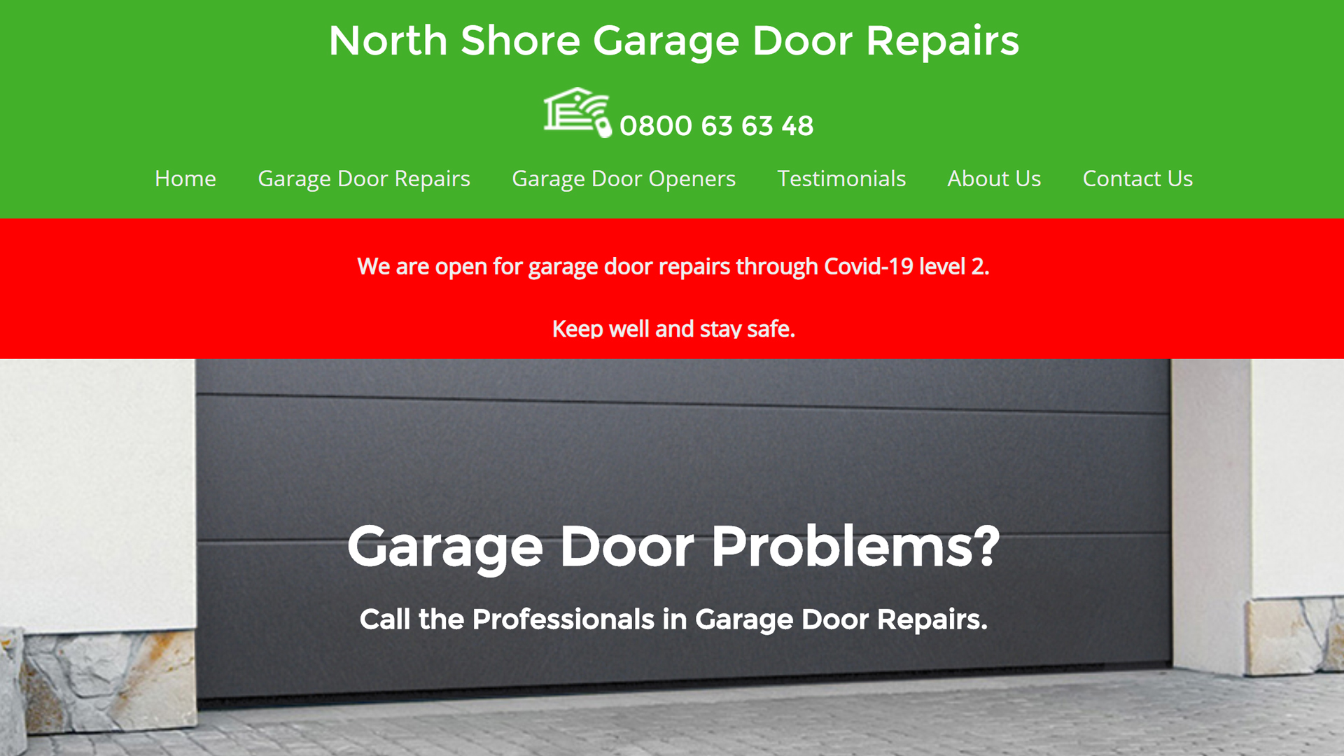 North Shore Garage Door Repairs